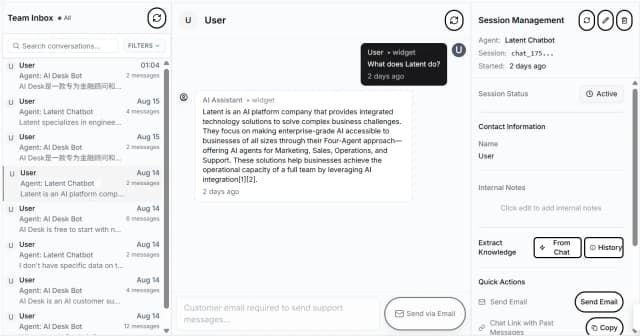 AI Desk screenshot 2