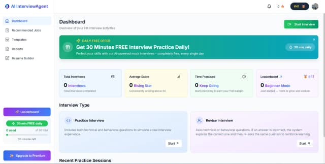 AI Interview Agents screenshot 2