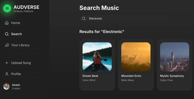 AUDVERSE screenshot 3