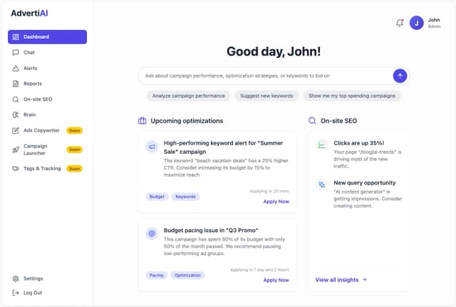AdvertiAI screenshot 1