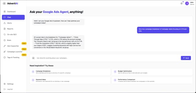 AdvertiAI screenshot 2