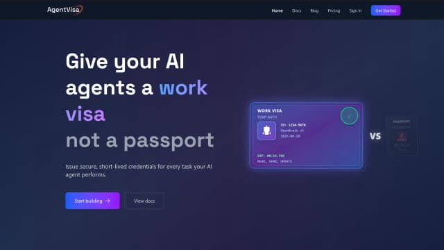 AgentVisa screenshot 1