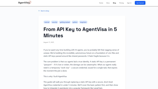 AgentVisa screenshot 3