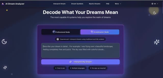 Al Dream Analyzer screenshot 2