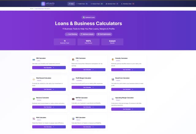 AllCalcify screenshot 2