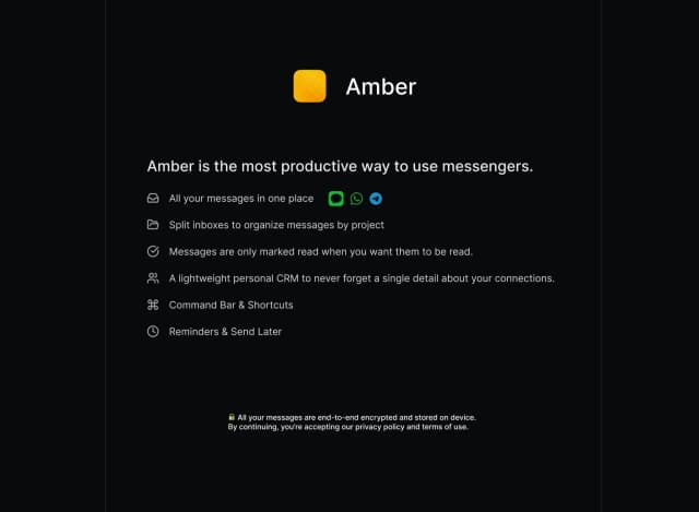 Amber screenshot 2