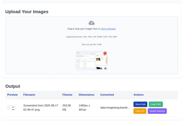 Base64 Image Converter screenshot 3