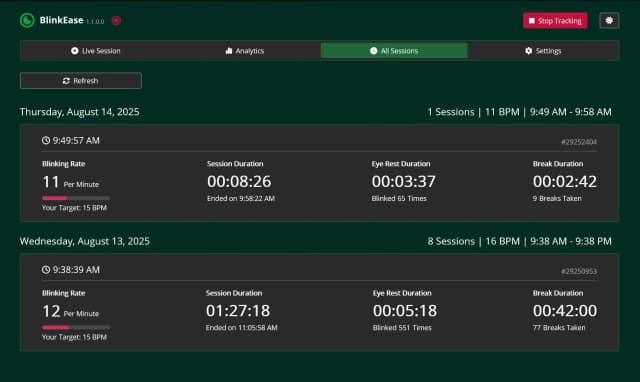 BlinkEase screenshot 3