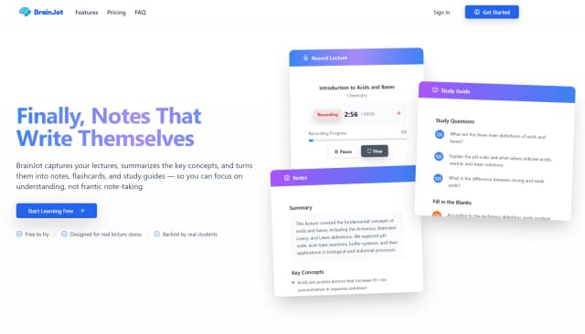 BrainJot screenshot 1