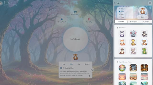 Brizzy - Breathing App screenshot 1