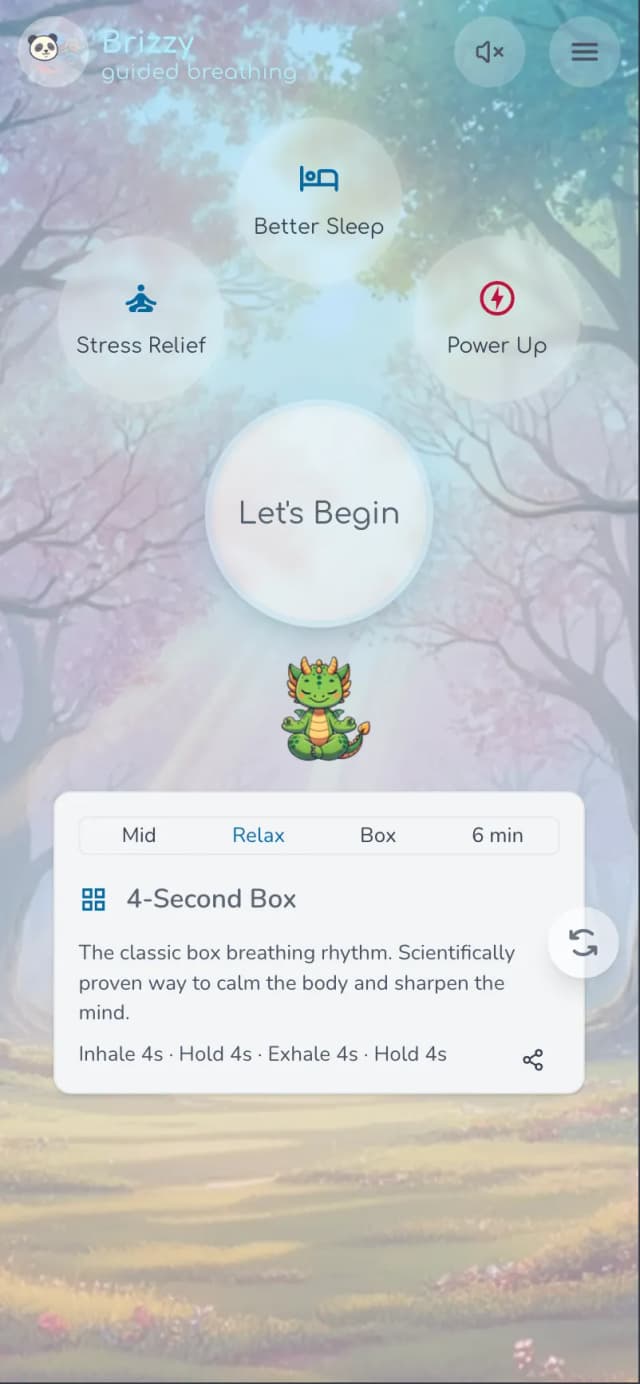 Brizzy - Breathing App screenshot 2