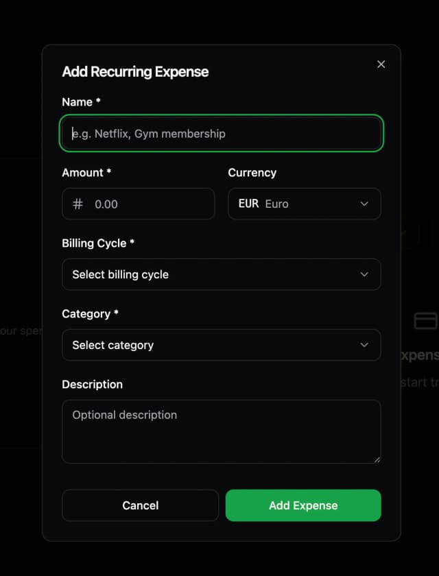 Budgeta screenshot 2