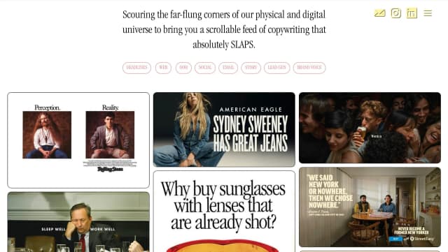 COPYWRITINGTHATSLAPS.COM screenshot 2