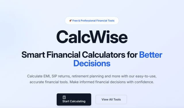 CalcWise screenshot 1