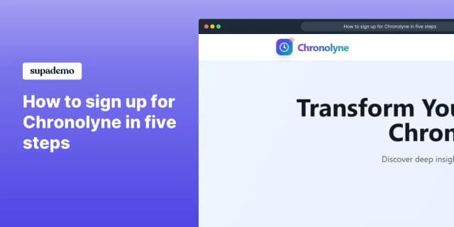 Chronolyne screenshot 1