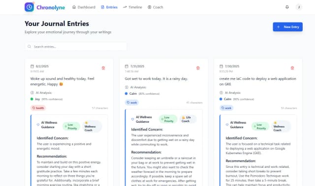 Chronolyne screenshot 4