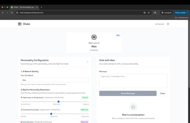 ClueoChat screenshot 2