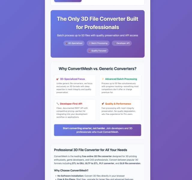 ConvertMesh screenshot 3