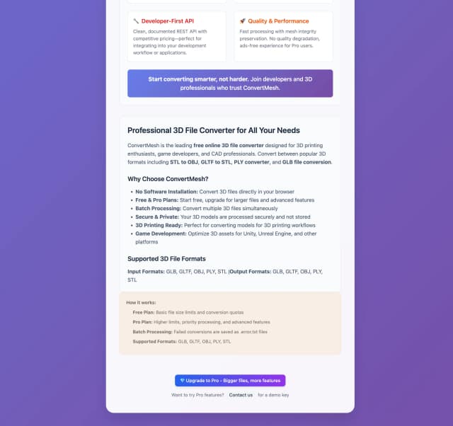 ConvertMesh screenshot 4