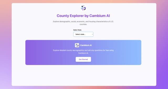 County Explorer screenshot 1