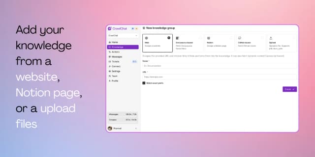 CrawlChat screenshot 2