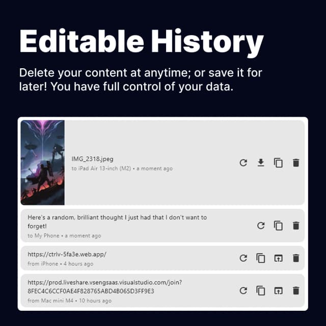 CtrlV screenshot 3