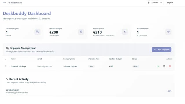 Deskbuddy screenshot 1
