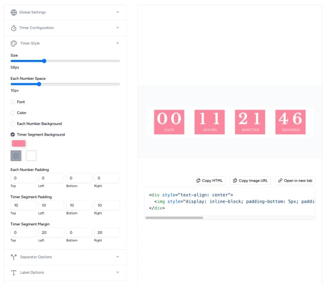 Email Countdown Builder screenshot 4