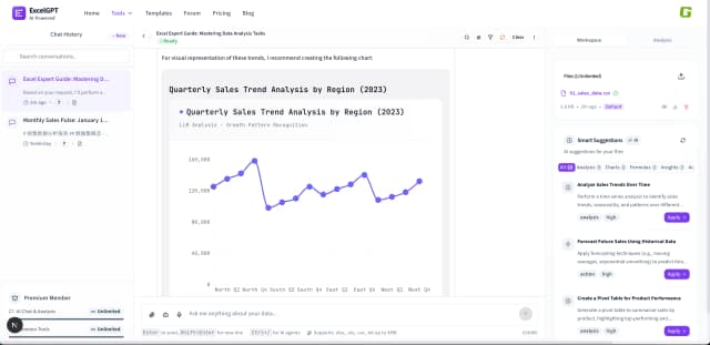 ExcelGPT screenshot 1
