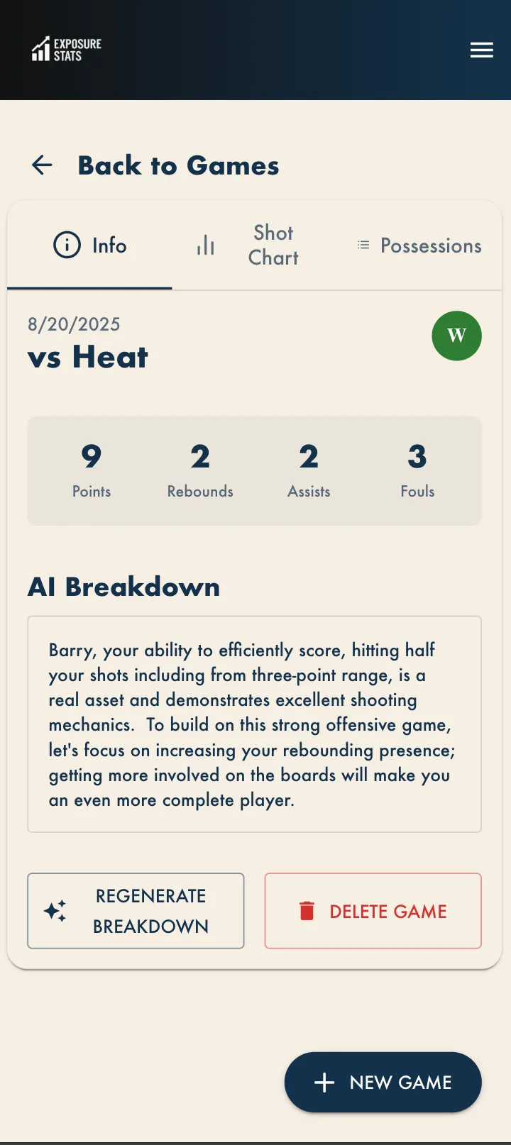 Exposure Stats screenshot 2