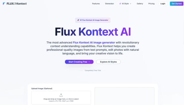 Flux Kontext AI screenshot 1