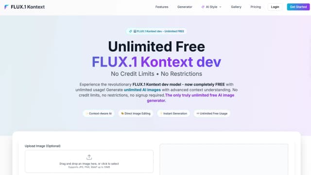 Flux Kontext AI screenshot 2