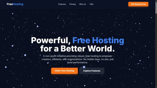 FreeHosting.QZZ.IO Free Web Hosting screenshot 1