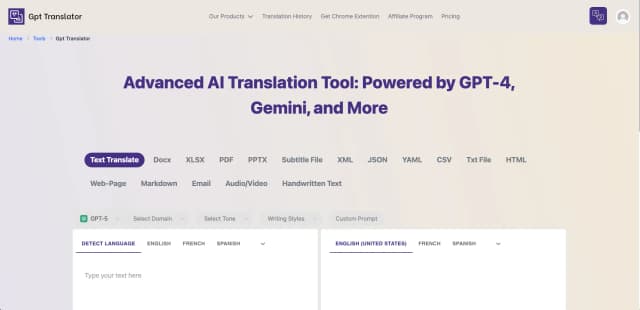 GPT Translator screenshot 1
