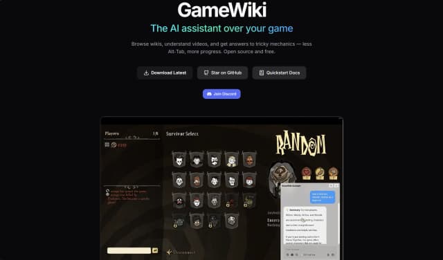 GameWiki screenshot 1