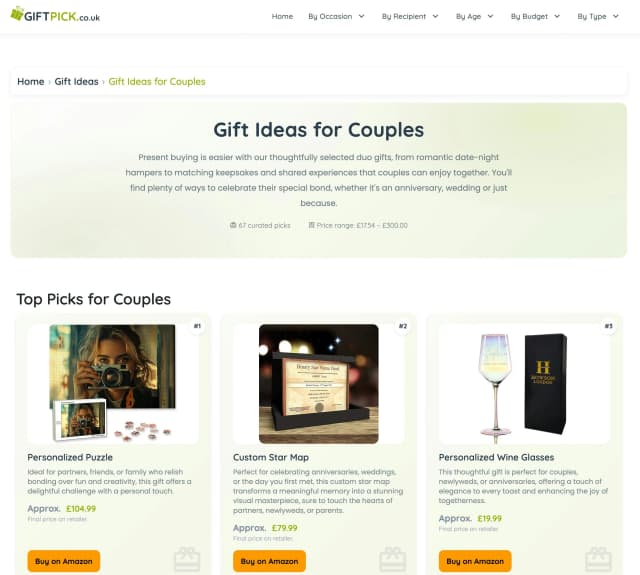GiftPick screenshot 1