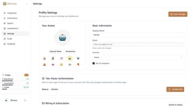 Gitmore screenshot 4