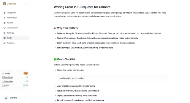 Gitmore screenshot 5