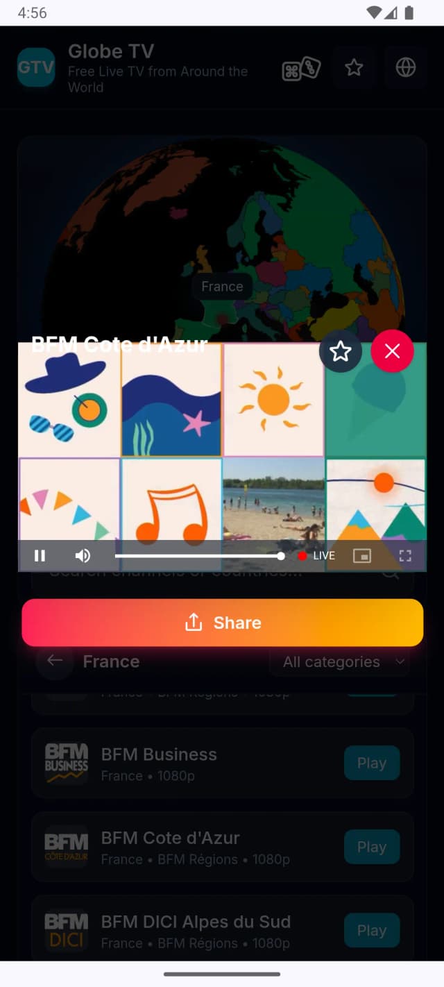 Globe TV screenshot 4