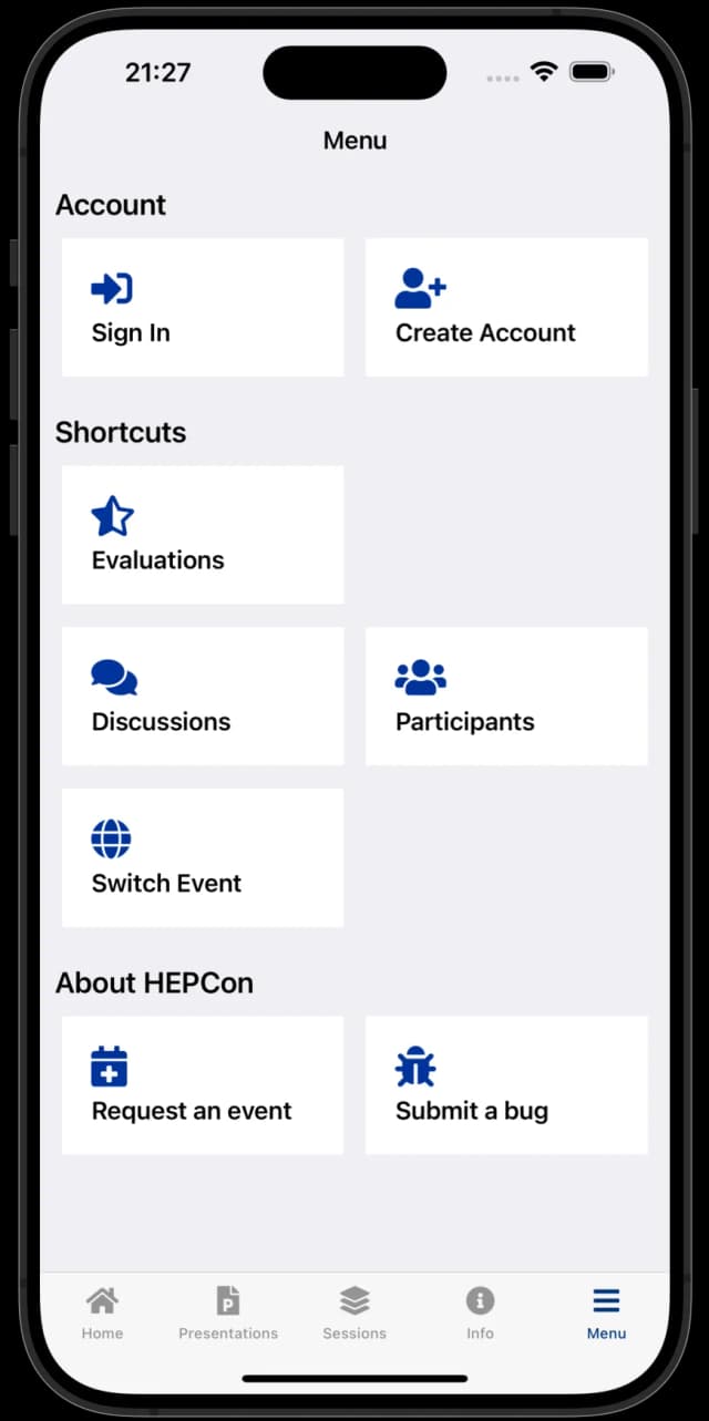 HEPCon screenshot 3