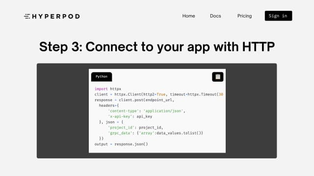 Hyperpod screenshot 6