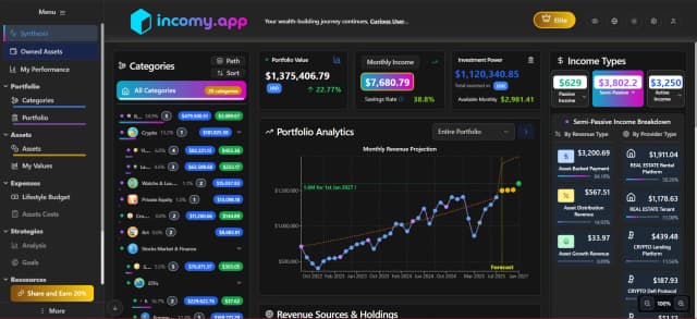 Incomy.app screenshot 2