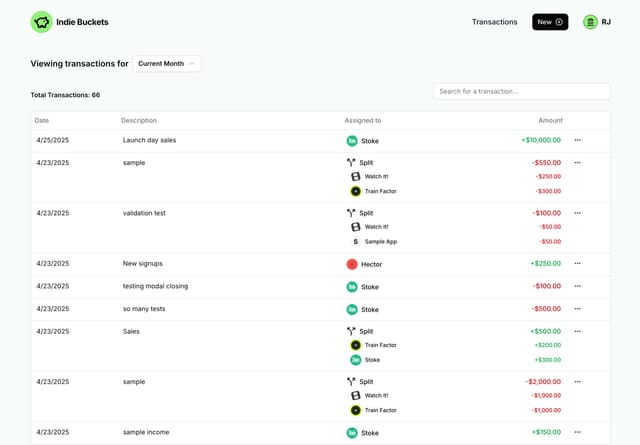 Indie Buckets screenshot 3
