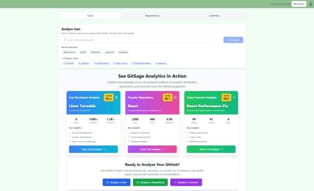 Introducing GitSage screenshot 1