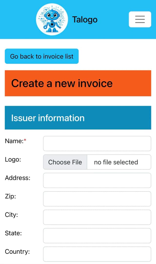 Invoice in Seconds screenshot 1
