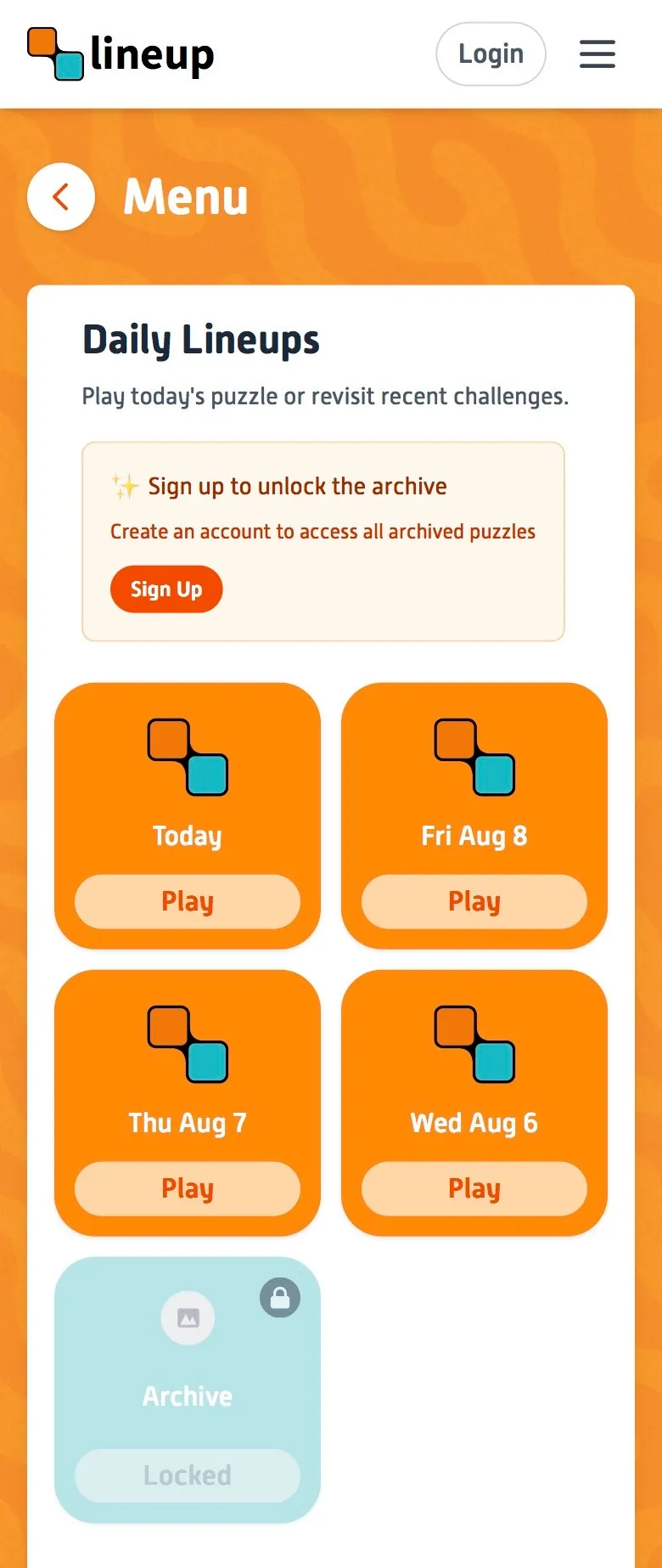 Lineup Puzzle Game screenshot 5