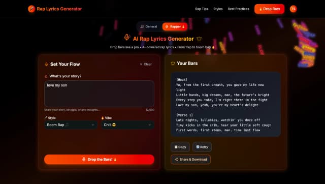 LyricAI screenshot 2