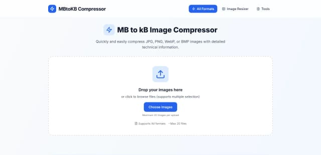 MBtoKB Compressor screenshot 1