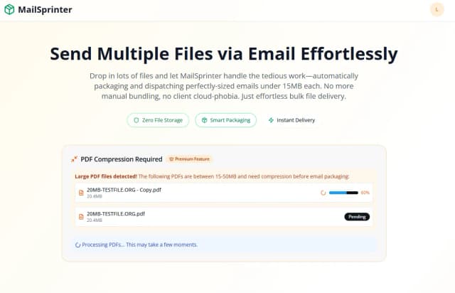 MailSprinter screenshot 2