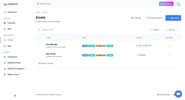 Mailerfind screenshot 4